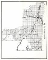 Big Horn County - West, Crow Indian Reservation, Pryor, Corinth, Toluca, Dunmore, Xavier, Montana State Atlas 1950c